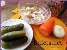 “Obzhorka” salad: classic recipes