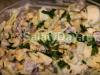 Salad with canned white beans and chicken hearts Salad with chicken hearts and beans recipe