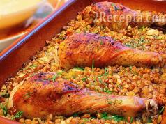 Chicken stuffed with buckwheat in the oven Chicken with buckwheat in the oven easy recipes