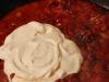 Tomato sauce with sour cream Sour cream sauce tomato paste garlic