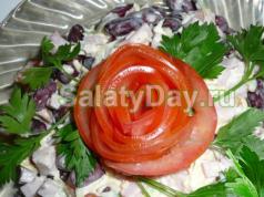 Salad “Merchant”: recipes Merchant salad recipe with beef comments