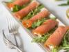 Salmon rolls with cream cheese - a quick and tasty appetizer