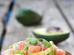 Recipes for salads with avocado and crab sticks Avocado salads with crab sticks