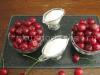 Stocks for the winter: cherries in their own juice