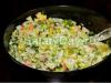 Yumurtalı krepli Çin lahanası salatası Yengeç çubukları Çin lahanası üzüm salatası