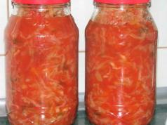 Kış için lahanalı domates