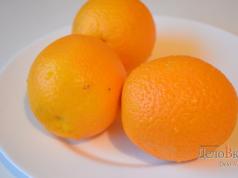 Zest: orange and lemon