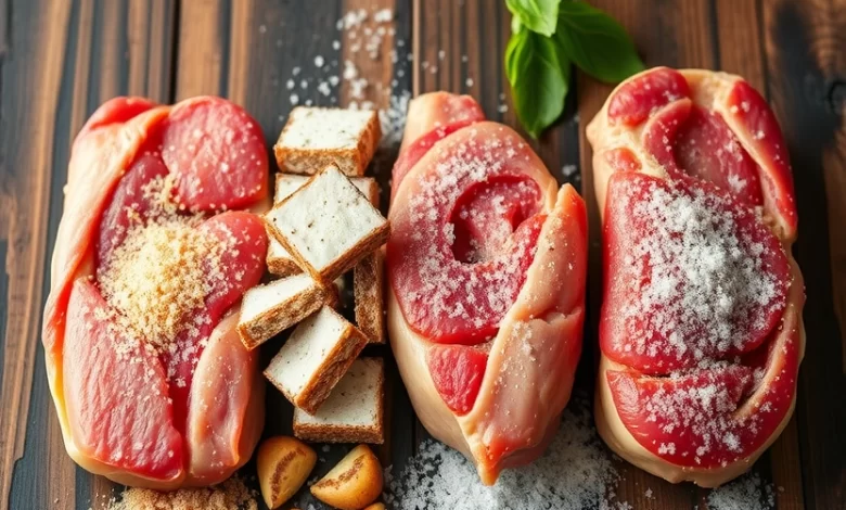 Сравнение методов засолки мяса в разных регионах