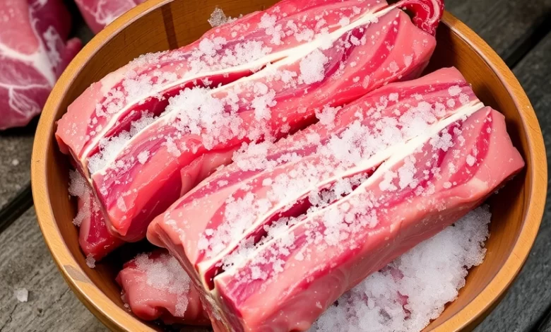 Традиционные приемы засолки мяса